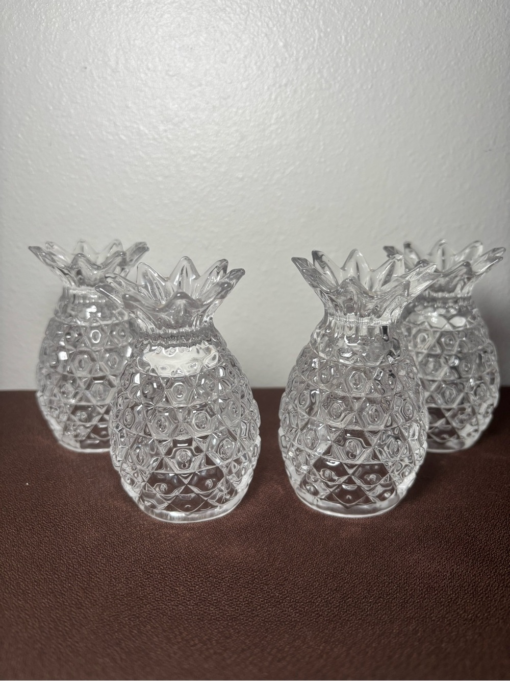 Godinger Crystal Pineapple Shot Glasses / Shooters